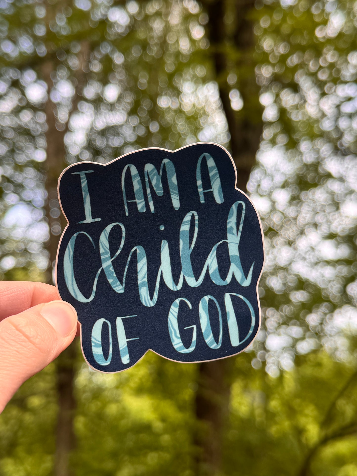 I Am a Child of God Sticker | Waterproof Weatherproof Dishwasher Safe